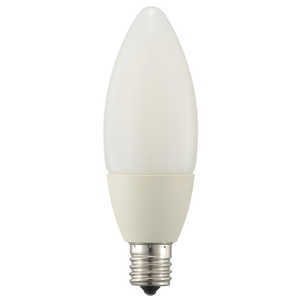 オーム電機 LED電球フォラメントシャンデリア形E17 LDC4L-E17W6