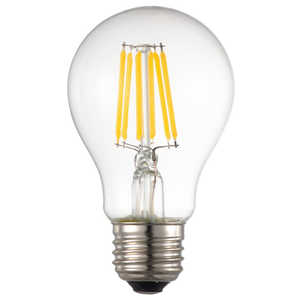 オーム電機 LED電球 フィラメント E26 60形相当 調光器対応 LDA6L/DC6 オーム電機 LED電球 フィラメント E26 60形相当 調光器対応 LDA6L/DC6