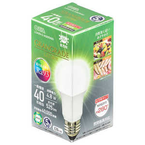 オーム電機 LED電球 E26 40形相当 昼白色 E26/N/40W LDA5N-GAG6/RA93 オーム電機 LED電球 E26 40形相当 昼白色 E26/N/40W LDA5N-GAG6/RA93