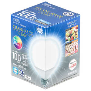 オーム電機 LED電球 ボｰル電球形 E26 100形相当 昼光色 LDG12D-GAG6/RA93