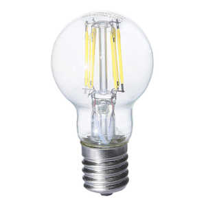 オーム電機 LEDフィラメントタイプクリプトン球［E17 ボール電球形 40W相当 昼白色 1個 全方向タイプ］ LDA4N-E17 C6/PS35