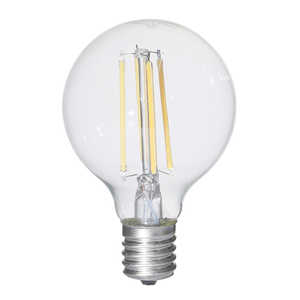 オーム電機 LEDフィラメントタイプ小丸球［E17 ボール電球形 40W相当 電球色 1個 全方向タイプ］ LDA4L-E17 C6/LBG5