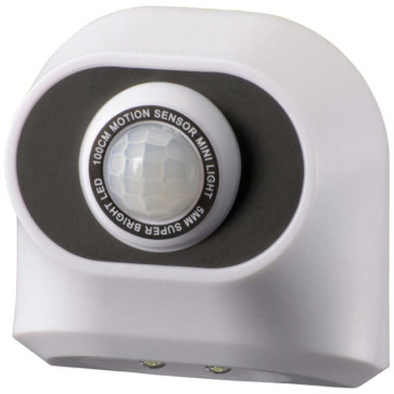 オーム電機 オーム電機 センサーミニライト 白色LED monban ホワイト LS-B01FP4-W LS-B01FP4-W