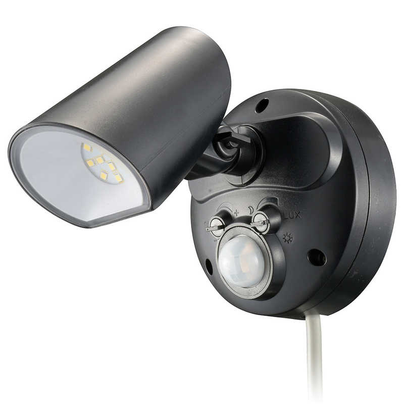オーム電機 オーム電機 monban LEDセンサーライト 1灯 LS-AS1000K4-K LS-AS1000K4-K