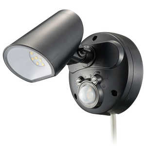 オーム電機 monban LEDセンサーライト 1灯 LS-AS1000K4-K