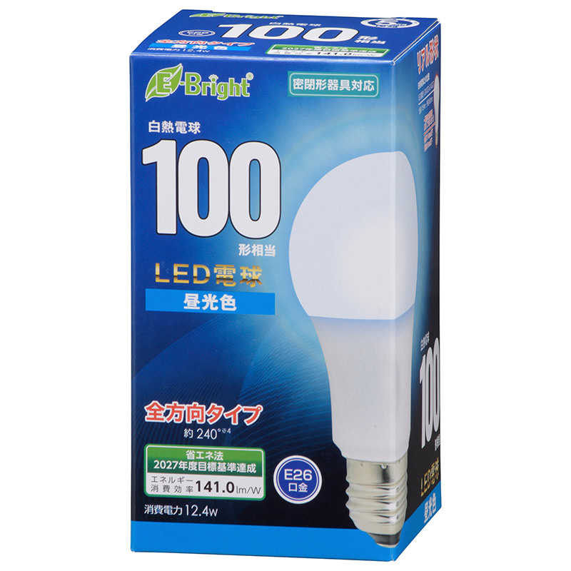 オーム電機 オーム電機 LED電球 E26 100形相当 昼光色 LDA12D-GAG27 LDA12D-GAG27