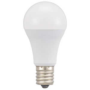 オーム電機 LED電球小形E1760形相当昼白色2個入 ［E17 /一般電球形 /60W相当 /昼白色 /2個 /広配光タイプ］ LDA6N-G-E17AG62P