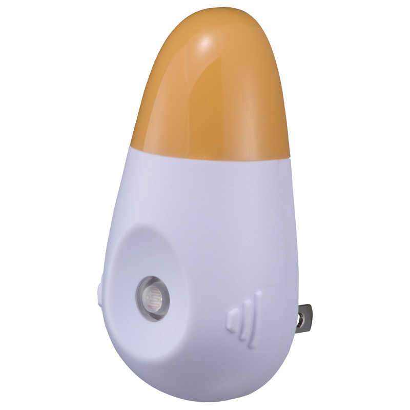 オーム電機 オーム電機 LEDナイトライト 充電式 明暗センサー オレンジ NIT-APHB4-D NIT-APHB4-D