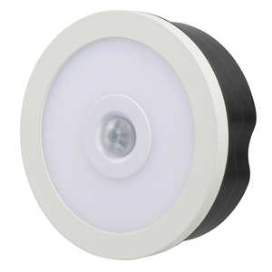オーム電機 【屋内用】LEDタッチセンサーライト 明暗･人感センサー付 NIT-BAM2Y-WN (白色)