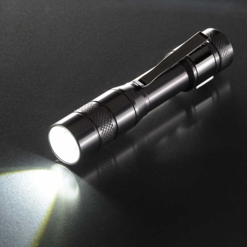 オーム電機 オーム電機 LEDズームペンライト 単4×1本使用 LH-PY01Z-S LH-PY01Z-S
