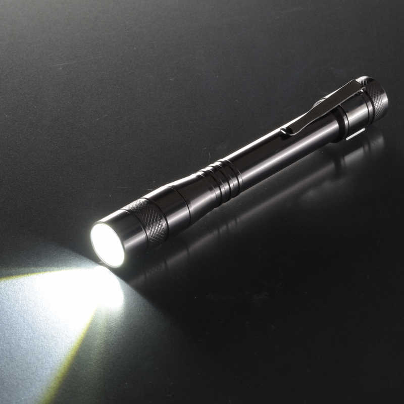 オーム電機 オーム電機 LEDズームペンライト 単4×2本使用 LH-PY02Z-S LH-PY02Z-S