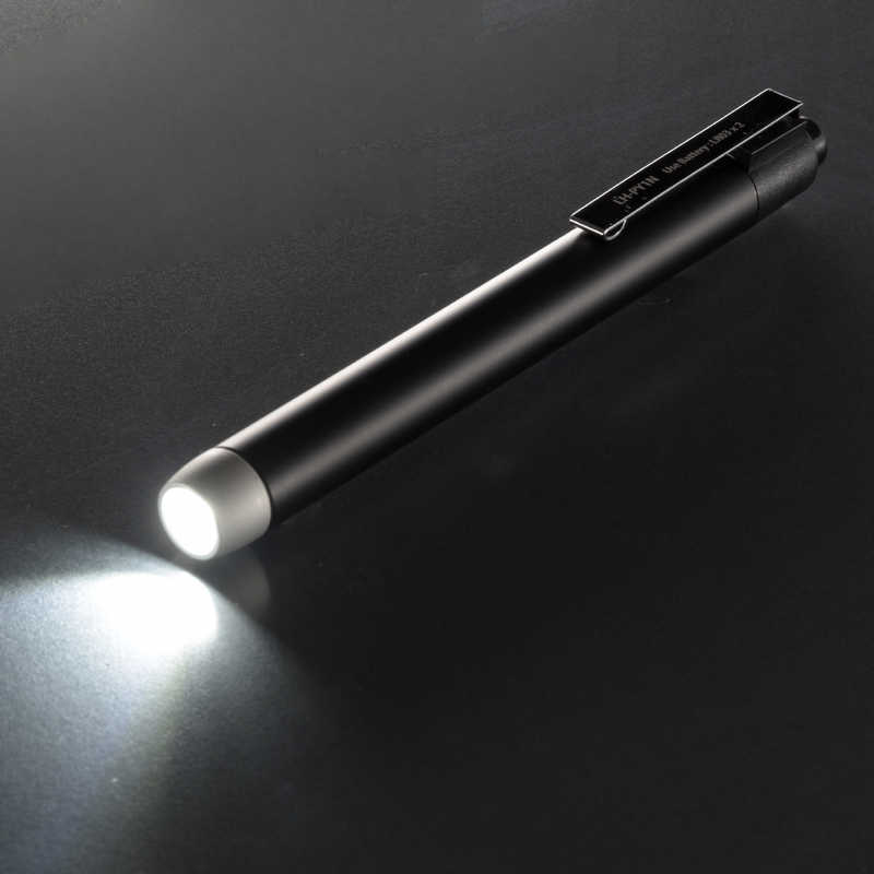 オーム電機 オーム電機 LEDペンライト 白色 単4×2本使用 LH-PY1N-K LH-PY1N-K