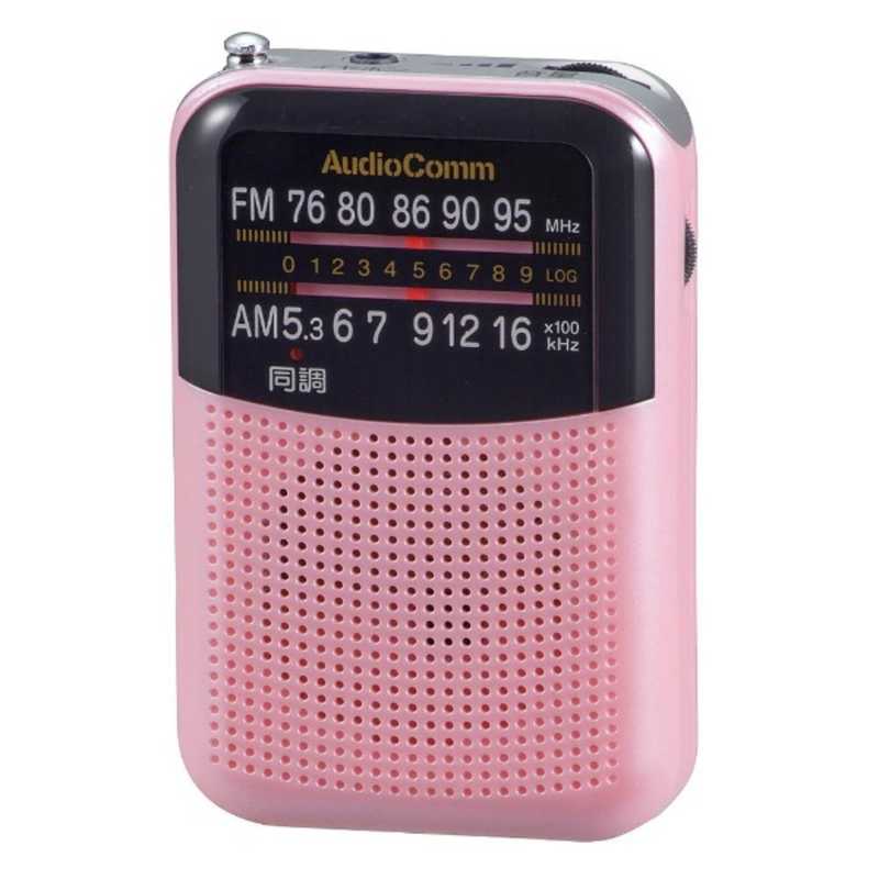 オーム電機 オーム電機 ポータブルラジオ ワイドFM対応 ピンク RAD-P125N RAD-P125N