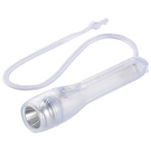 オーム電機 LED懐中電灯 ホワイト LHP-06B5-W オーム電機 LED懐中電灯 ホワイト LHP-06B5-W