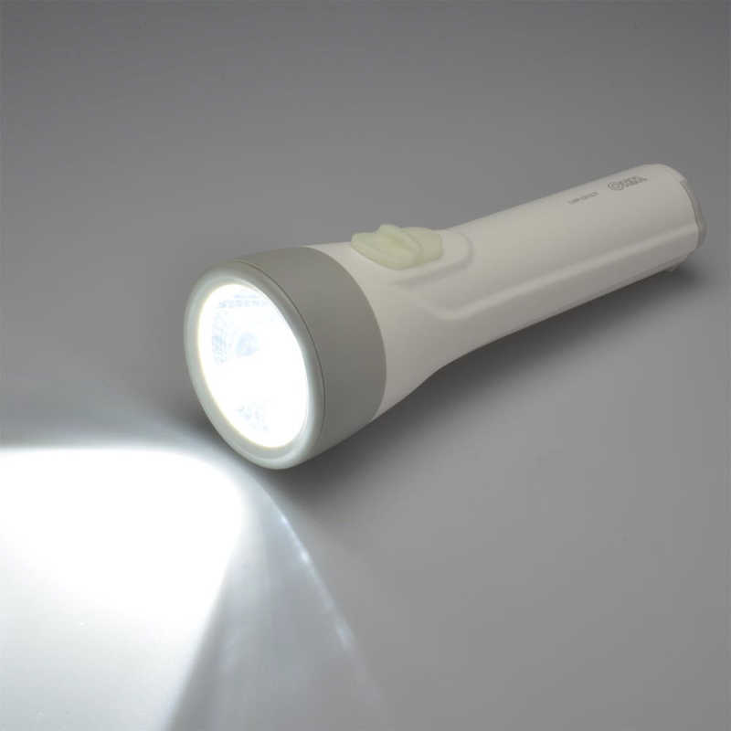 オーム電機 オーム電機 LED懐中ライト単1形乾電池×2本付き110ルーメン ［LED /単1乾電池×2］ LHP-1211C7 LHP-1211C7
