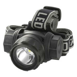 オーム電機 LEDヘッドライト400ルーメン [LED /単4乾電池×3 /防水] LCSYW433K2