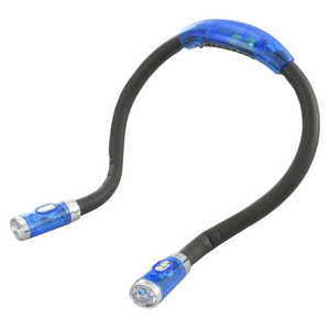 オーム電機 LEDフレキシブルライト ネックタイプ [LED /単4乾電池×2] SL-N1B-A