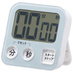 オーム電機 大画面デジタルタイマー ブルー COK-T131-A オーム電機 大画面デジタルタイマー ブルー COK-T131-A