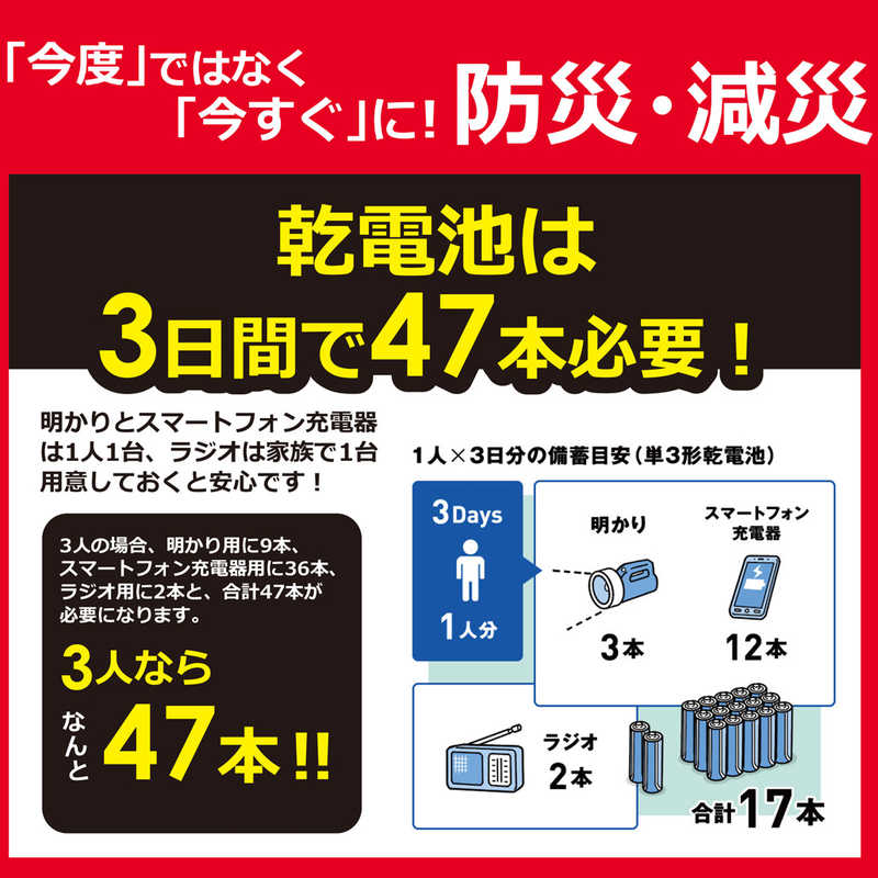 ORIGINALBASIC ORIGINALBASIC 単3形アルカリ乾電池 [ 単3電池 / 4本 / アルカリ / 7年保存可能 ] LR6BKOS-4P LR6BKOS-4P