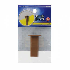 オーム電機 モール用トップ1号 ブラウン  DZFMT1BR