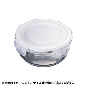 イシガキ産業 耐熱ガラス保存容器 丸形 1000ml 4332 ［電子レンジ対応(容器)/食洗器対応］ AHZ4303