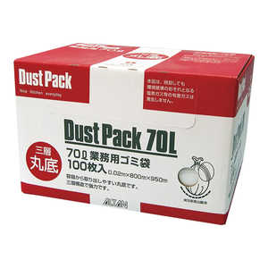 アルタン 三層丸底半透明 ダストパック 70L(100枚入) KDSA602 アルタン 三層丸底半透明 ダストパック 70L(100枚入) KDSA602