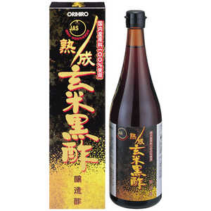 オリヒロプランデュ 熟成玄米黒酢(JAS) 720ml オリヒロプランデュ 熟成玄米黒酢(JAS) 720ml