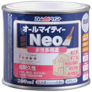 アトムサポート アトム 水性オールマイティーネオ 200ml ナイスブルー 9050089 アトムサポート アトム 水性オールマイティーネオ 200ml ナイスブルー 9050089