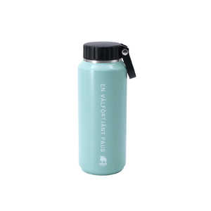MOZ moz ステンレスボトル ハンドル付 500ml アクア 554513 MOZ moz ステンレスボトル ハンドル付 500ml アクア 554513