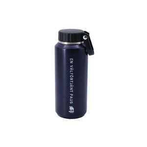 MOZ moz ステンレスボトル ハンドル付 500ml ネイビー 554520 MOZ moz ステンレスボトル ハンドル付 500ml ネイビー 554520