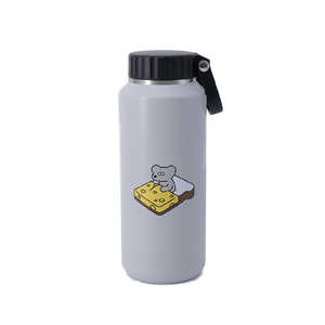 MOZ ANDY ステンレスボトル ハンドル付 500ml グレー 555015 MOZ ANDY ステンレスボトル ハンドル付 500ml グレー 555015