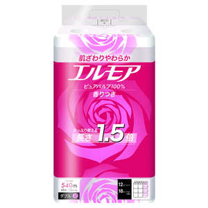 カミ商事 エルモア1.5倍巻12RW 花の香り ピンク エルモア1.5バイ12ロールダブル