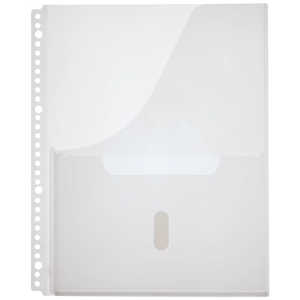 キングジム 取扱説明書ファイル用ポケット30穴 2630PB