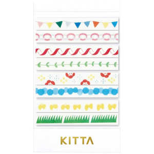 キングジム [マスキングテープ]KITTA(キッタ)スリム フェスティバル KITS004