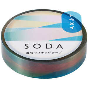 キングジム 透明マスキングテープ 10mm SODA(ソーダ) オ?ロラ CMT10-004 キングジム 透明マスキングテープ 10mm SODA(ソーダ) オ?ロラ CMT10-004