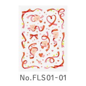 キングジム デコレーションステッカー リボン 01 favluv(ファブラブ) FLS0101 キングジム デコレーションステッカー リボン 01 favluv(ファブラブ) FLS0101