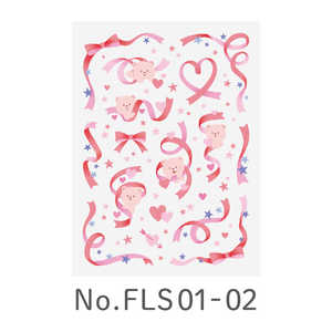 キングジム デコレーションステッカー リボン 02 favluv(ファブラブ) FLS0102 キングジム デコレーションステッカー リボン 02 favluv(ファブラブ) FLS0102