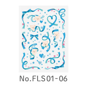 キングジム デコレーションステッカー リボン 06 favluv(ファブラブ) FLS0106 キングジム デコレーションステッカー リボン 06 favluv(ファブラブ) FLS0106