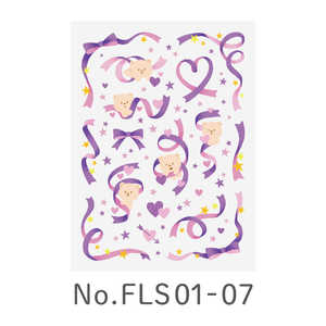 キングジム デコレーションステッカー リボン 07 favluv(ファブラブ) FLS0107 キングジム デコレーションステッカー リボン 07 favluv(ファブラブ) FLS0107