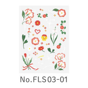 キングジム デコレーションステッカー フラワー 01 favluv(ファブラブ) FLS0301 キングジム デコレーションステッカー フラワー 01 favluv(ファブラブ) FLS0301
