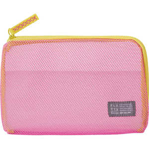 キングジム メッシュポーチM FRATTY SHEER(フラッティー シアー) ピンク キングジム メッシュポーチM FRATTY SHEER(フラッティー シアー) ピンク