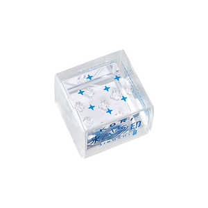 キングジム 透明スタンプ「氷印」 キラキラ CLS22-001 キングジム 透明スタンプ「氷印」 キラキラ CLS22-001
