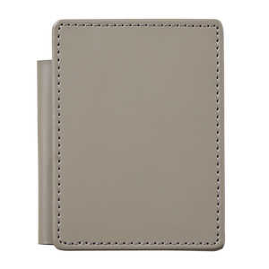 キングジム レザフェスU スライドメモパッド グレー 9930LU-GY