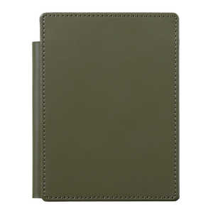 キングジム レザフェスU スライドメモパッド オリーブ 9932LU-OL