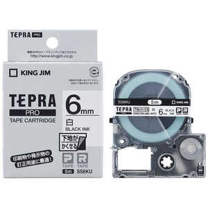 キングジム テプラPRO専用ラベルテープ「下地がかくせるラベル」(6mm幅) SS6KU通販セール状況　外国語　翻訳　通訳　通販