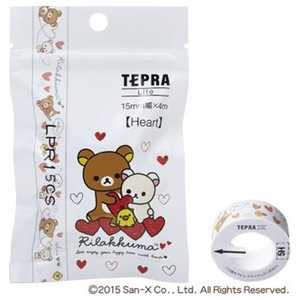 キングジム テプラ Lite リラックマラベル(ハートがいっぱい(ハート/白))/黒文字/15mm幅) LPR15CS通販セール状況　外国語　翻訳　通訳　通販