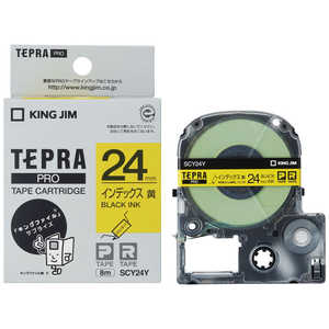 キングジム インデックスラベル TEPRA(テプラ) PROシリーズ 黄 SCY24Y キングジム インデックスラベル TEPRA(テプラ) PROシリーズ 黄 SCY24Y