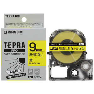 キングジム TEPRA テプラ PROテープ 屋外に強い(黄/黒文字・9mm幅x7m) SC9YV通販セール状況　外国語　翻訳　通訳　通販