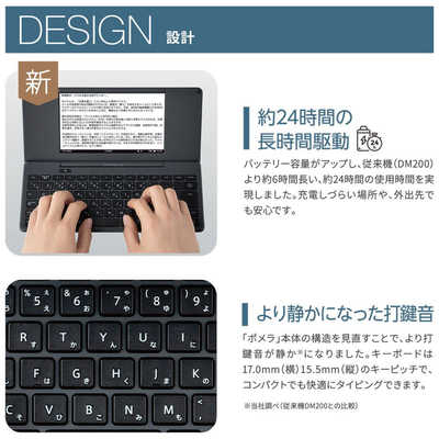 キングジム デジタルメモ｢ポメラ｣DM250 DM250ﾀ- の通販 | カテゴリ