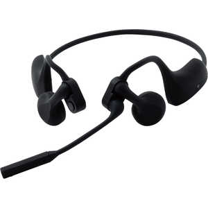 キングジム 無線タイプ  耳をふさがないヘッドセット「コールミーツ」 クロ ［マイク対応 /Bluetooth］ CMM10